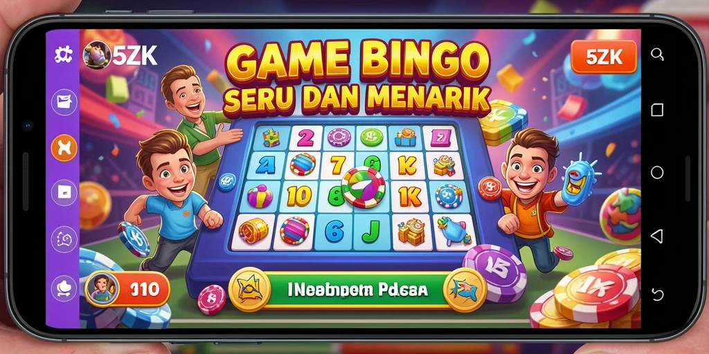 Tampilan gameplay Bingo yang seru di 5ZK.