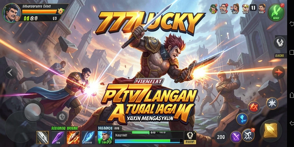Tampilan gameplay seru dalam 777LUCKY dengan aksi yang mendebarkan.
