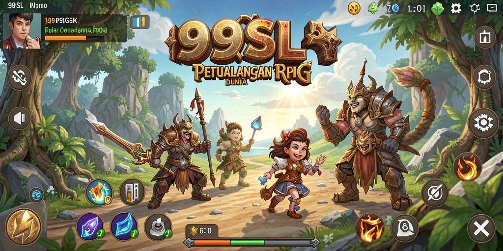 Tampilan gameplay RPG 99SL yang seru dan interaktif.