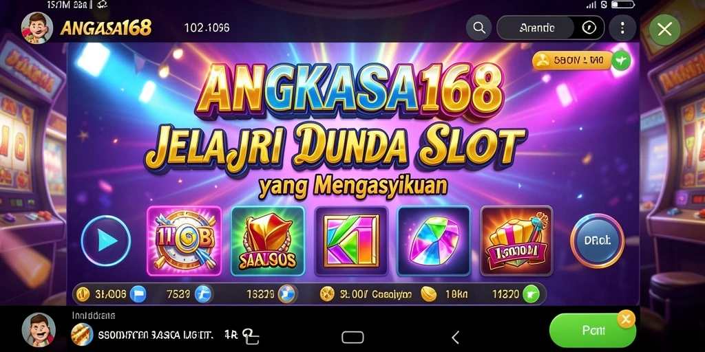 Tampilkan gameplay menarik dan fitur bonus dari ANGKASA168.