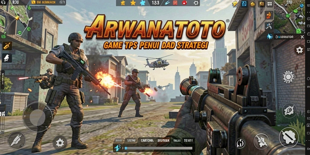 Tampilan aksi seru gameplay ARWANATOTO yang menegangkan.