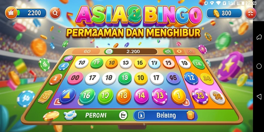 Tangkapan layar permainan ASIA200 menunjukkan suasana seru permainan Bingo.