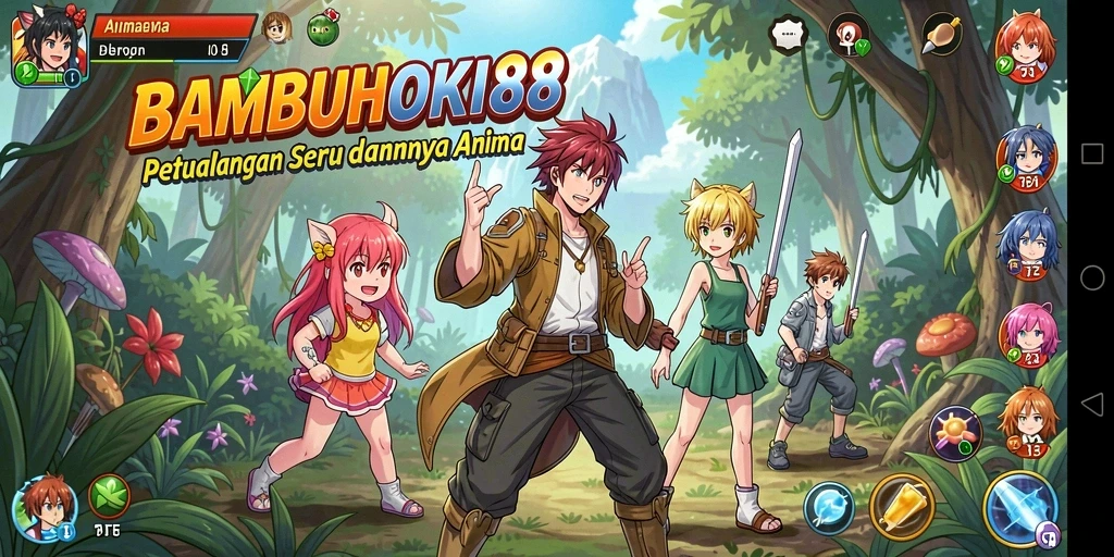 Tampilan gameplay menarik dari BAMBUHOKI88 yang memukau.