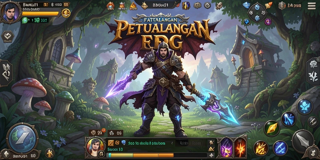 Tampilan gameplay seru dan penuh aksi di BARU01.