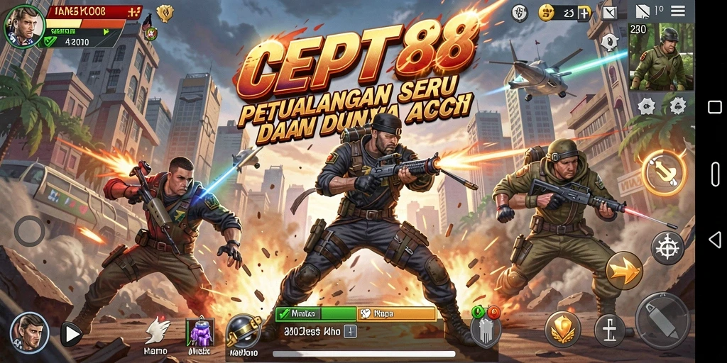 Tampilan gameplay CEPAT88 yang mendebarkan dan penuh aksi.