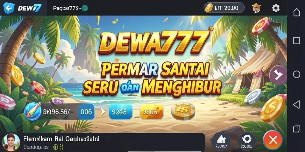 Tampilan menarik dan seru saat bermain DEWA777 dengan gameplay sederhana.