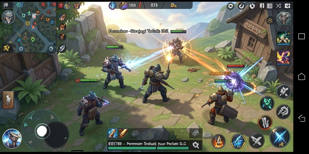 Tampilan gameplay menarik dari game strategi EE789.