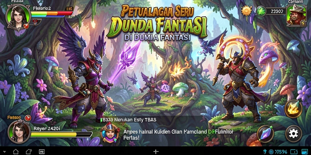 Screenshot gameplay menunjukkan momen seru petualangan di FB333.
