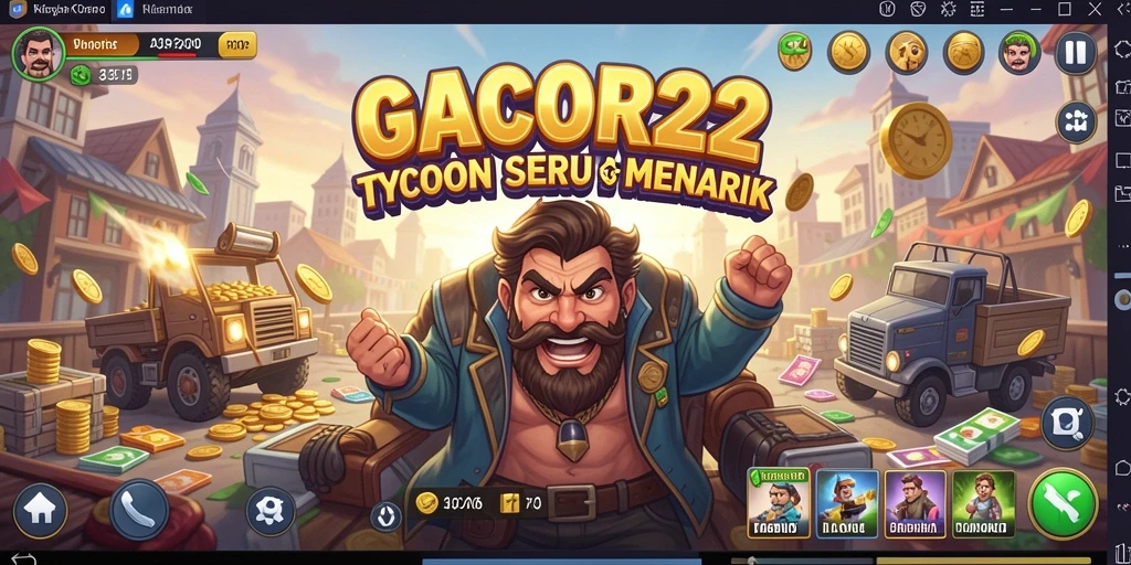Tampilan gameplay <strong>GACOR22</strong> yang menantang dan menarik