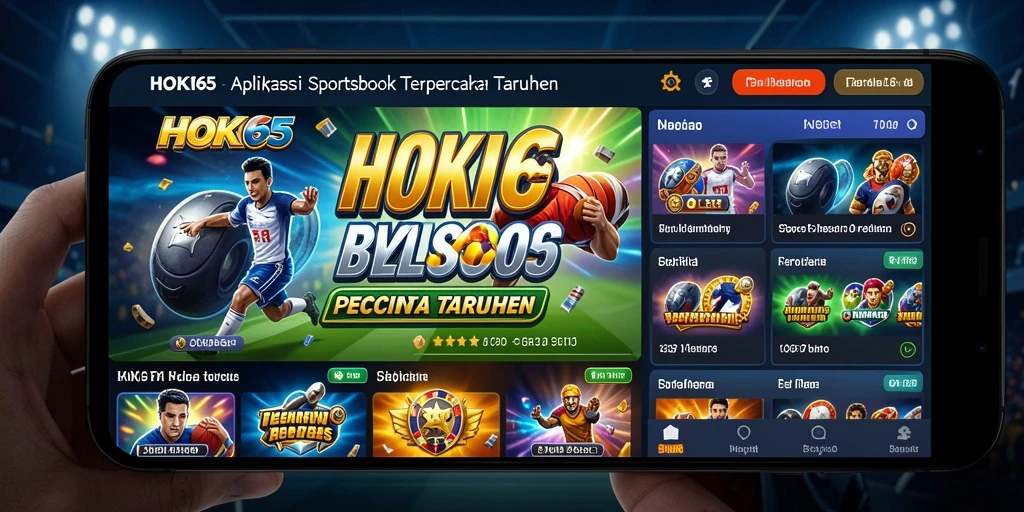 Tampilan menarik HOKI65 saat bermain taruhan olahraga.