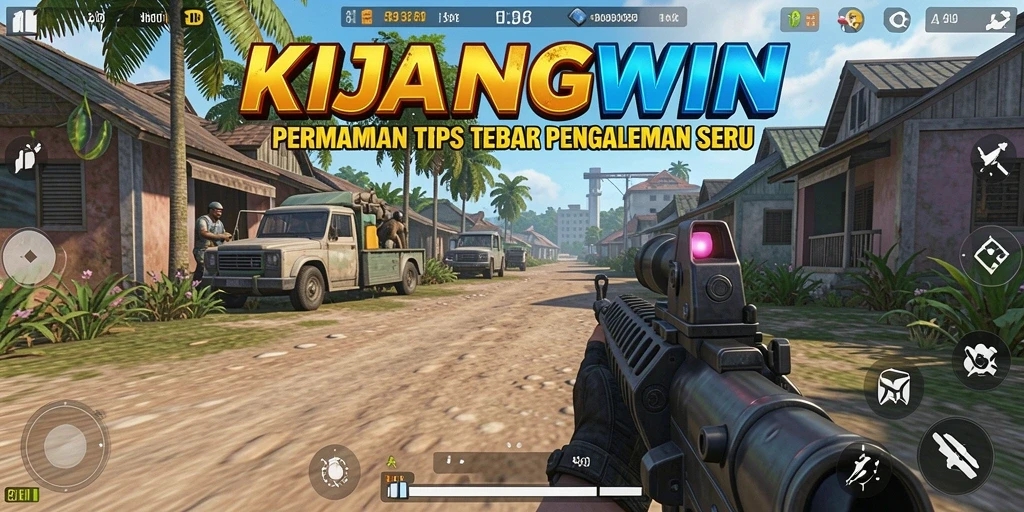 Tampilan gameplay seru KIJANGWIN saat beraksi dalam TPS.