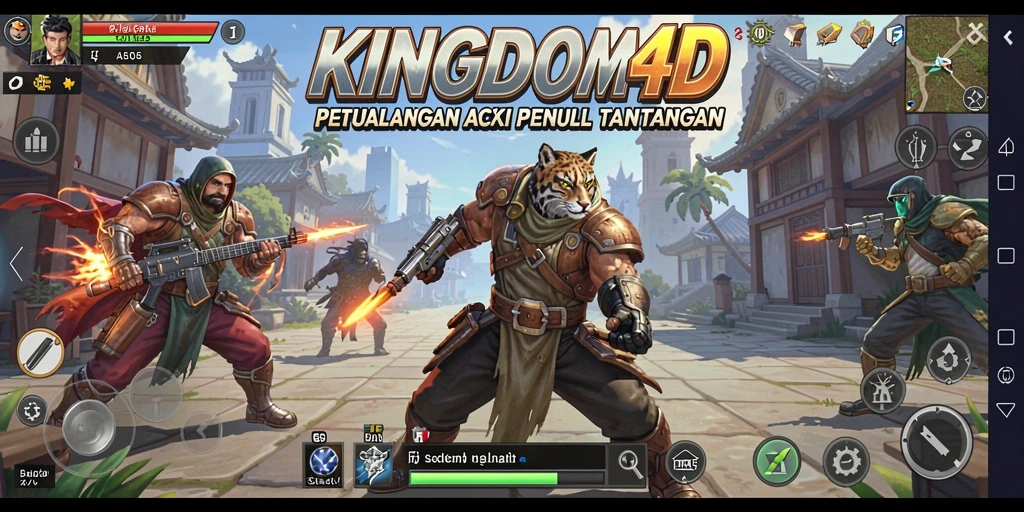 Tampilan gameplay seru dari KINGDOM4D yang penuh aksi.