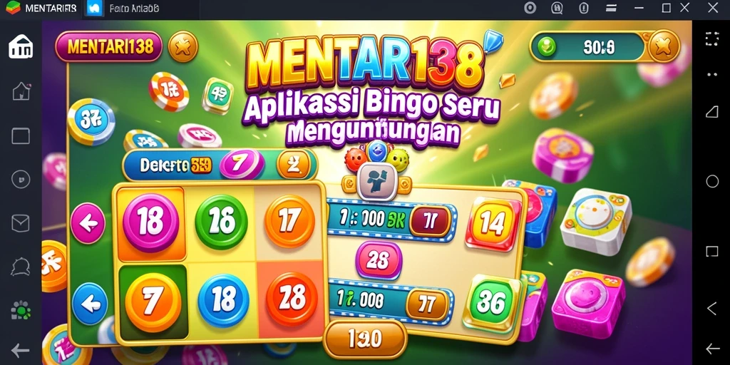 Tampilan gameplay seru MENTARI138 dengan suasana Bingo yang mengasyikkan.