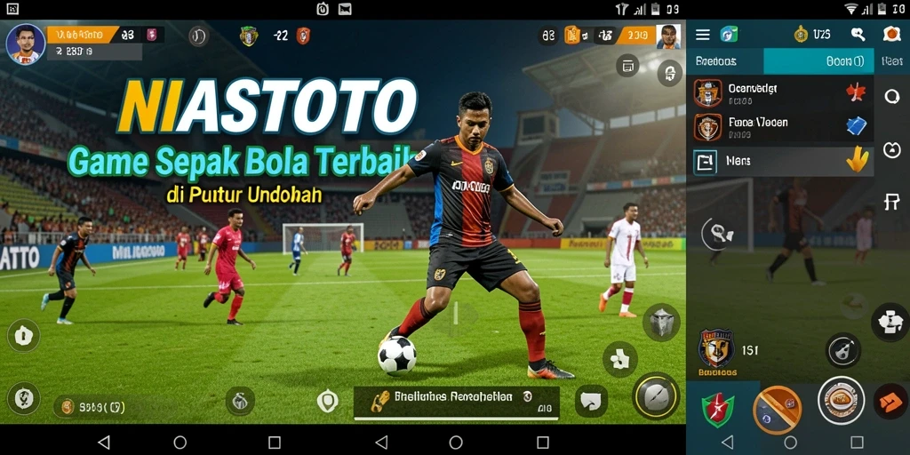 Tampilan gameplay seru dalam NIASTOTO dengan karakter pemain yang dinamis.
