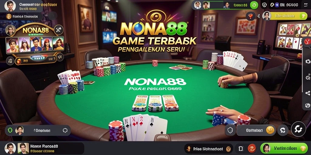 Screenshot NONA88 menampilkan gameplay Poker yang dinamis dan menarik.