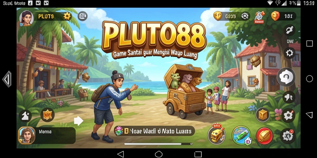 Tangkapan layar dari gameplay santai PLUTO88 yang menarik.