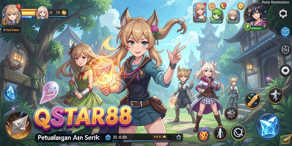 Tampilan menakjubkan dari gameplay QQSTAR88 yang mendebarkan.