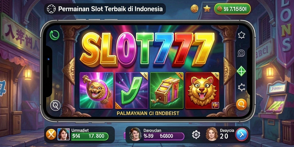 Tampilan gameplay SLOT777 yang menarik dan menghibur.