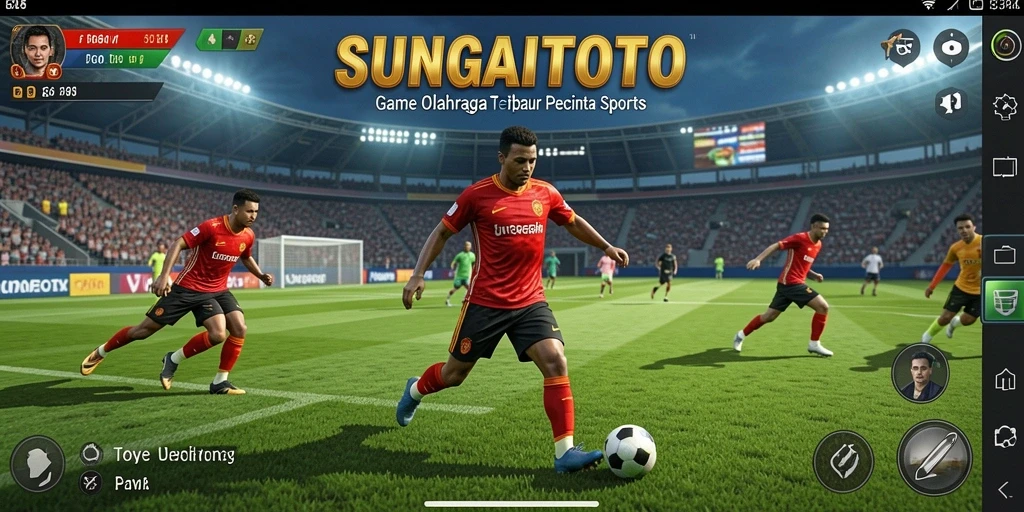 Gambaran gameplay menegangkan di SUNGAITOTO.