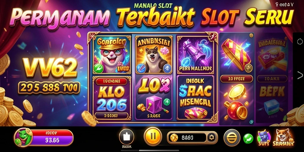 Tampilan menakjubkan dari gameplay Slot VV62 yang mengasyikkan.